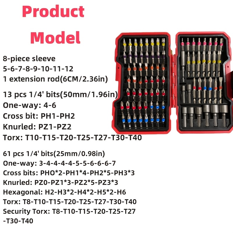 83Pcs Screwdriver Bit Set Impa - Screwdriver Set review and price